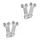 4 Pcs Fencing Foil Sword Holder Socket Bracket For Display Storage 4