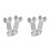 4 Pcs Fencing Foil Sword Holder Socket Bracket For Display Storage 7
