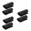 6 Pcs Silicone Handle Holder For Cast Iron Skillet Black 9