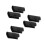 6 Pcs Silicone Handle Holder For Cast Iron Skillet Black 8