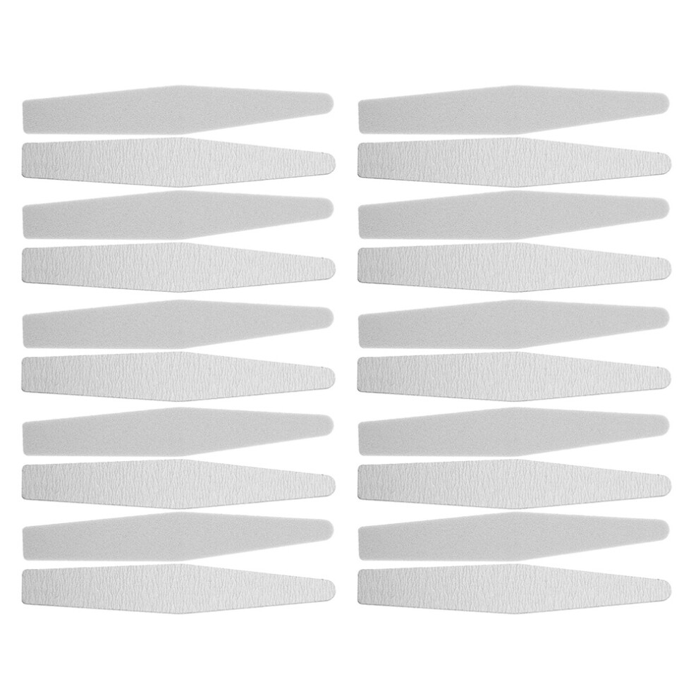 Solustre 40 Pcs Double Sided Portable Nail Files For Manicure Sanding