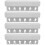 4 Sets Wall Key Rack Decorative Mounted Storage Organizer With Hooks 10