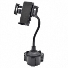Universal Car Cup Holder Phone Mount - Black, 33x10.6x5cm, 1-Piece Vehicle Phone Holder