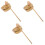 3 Sets Wooden Buddhist Percussion Musical Instrument 5