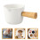 4 Pcs Mini Creamer Jug White Ceramic For Coffee And Espresso 11