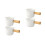 4 Pcs Mini Creamer Jug White Ceramic For Coffee And Espresso 5