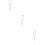 3Pcs Beaded Mobile Phone Charm Strap Anti-Lost Wrist Chain 11