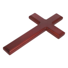 3Pcs Wooden Prayer Cross 25Cm X 14.7Cm Smooth Portable For Church Worship