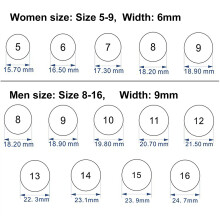21 Pcs Silicone Couples Wedding Rings For Women 18.