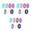 21 Pcs Silicone Couples Wedding Rings For Women 18. 2