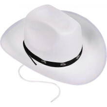 (D) Cowboy Hat with Pull-on Closure, Felt Cowboy Hat for Real Cowboys or Costume Party - Adults Cowboy & Cowgirl Hat