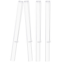 8 Pairs Clear Acrylic Music Stand Page Holders
