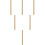 6 Pcs Copper Incense Tube Stick Holder Container 8