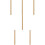 6 Pcs Copper Incense Tube Stick Holder Container 10