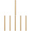 6 Pcs Copper Incense Tube Stick Holder Container 3