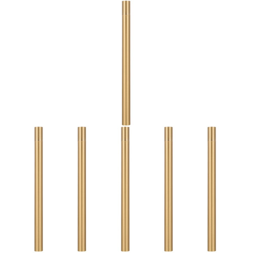 6 Pcs Copper Incense Tube Stick Holder Container 2