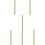 6 Pcs Copper Incense Tube Stick Holder Container 11
