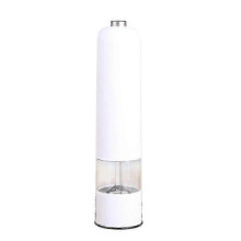 (ABS white) Salt And Pepper Mill Set Of 2 Manual With Adjustable Ceramic Grinder From Coarse To Fine Spice Mill Set