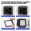3 Sets Light Seal Trap Kit Foam Sponge Replacement for Hasselblad A12 A16 Iu 8