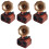 4Pcs Music Box Gramophone Plastic Desktop Decoration For Home 3