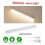 (A 30cm warm) Ultra Thin Long LED Body Sensor Light Bedside Bedroom Study Wardrobe Cabinet Staircase Light USB Rechargeable Sensor Night Light 1