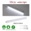 (A 30cm white) Ultra Thin Long LED Body Sensor Light Bedside Bedroom Study Wardrobe Cabinet Staircase Light USB Rechargeable Sensor Night Light 1