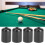 10PCS Gummi Durable Billard Pool Queue Spitze 6