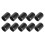 10PCS Gummi Durable Billard Pool Queue Spitze 2