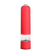 (ABS red) Salt And Pepper Mill Set Of 2 Manual With Adjustable Ceramic Grinder From Coarse To Fine Spice Mill Set
