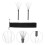 3 Sets Portable Drum Stick Wire Brush With Bag 10