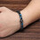 (blue) Wolf charm bracelet 4