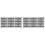 2Pcs DVD Storage Box CD Container Multi-Grid Portable Case 4