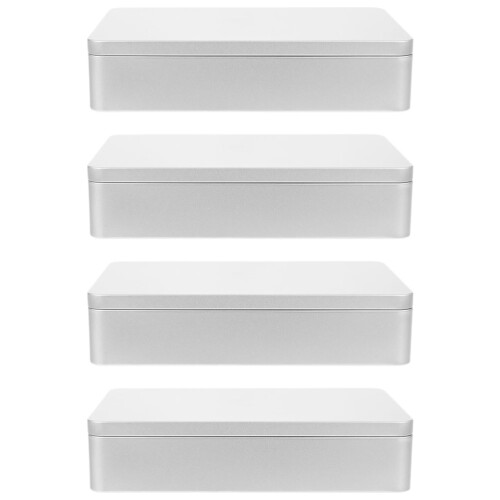 12 Pcs Metal Storage Box With Lids 1