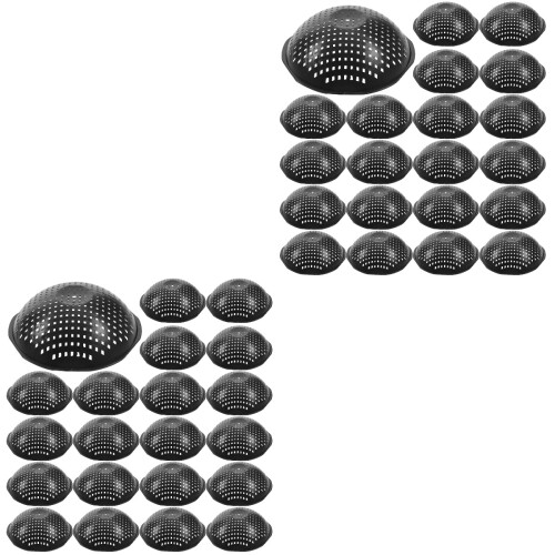 100 Pcs Flower Pot Hole Mesh Pads Planter Bottom Grid Mat 2