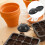 100 Pcs Flower Pot Hole Mesh Pads Planter Bottom Grid Mat 10
