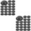 100 Pcs Flower Pot Hole Mesh Pads Planter Bottom Grid Mat 6