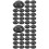 100 Pcs Flower Pot Hole Mesh Pads Planter Bottom Grid Mat 5