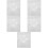 5Pcs Patchwork Stencil Tool For Quilting Presser Lines Template 9