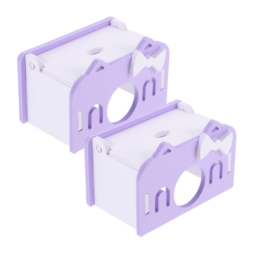 8 Pcs Plastic Hamster Hideout For Hamster And Guinea Pig 1