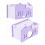 8 Pcs Plastic Hamster Hideout For Hamster And Guinea Pig 3