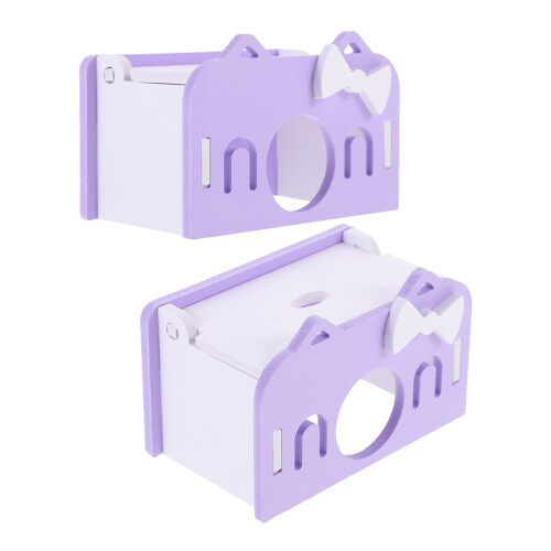 8 Pcs Plastic Hamster Hideout For Hamster And Guinea Pig 2