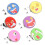 6PCS 25mm Tragbare Leichte Ball Kennzeichnung 6