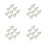 32 Pcs Wood Door Knobs Durable Round Handle For Wardrobe Drawers 8