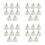 32 Pcs Wood Door Knobs Durable Round Handle For Wardrobe Drawers 11