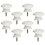 32 Pcs Wood Door Knobs Durable Round Handle For Wardrobe Drawers 6