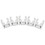 5pcs/lot Iso30 Tool Holder Clamp Iron+abs Flame Proof Rubber Claw f54 1