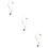 3 Pcs Creative Beads Phone Lanyard Hanging Strap Decor 9