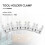 5pcs/lot Iso30 Tool Holder Clamp Iron+abs Flame Proof Rubber Claw f54 4