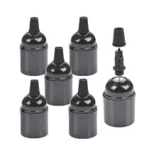 6-Pack Bakelite Lamp Holder E26/ E27 Light Socket Vintage Bulb Socket ES Screw Lampholder for Ceili f54