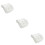 3Pcs 3D Mesh Spa Bath Pillow With 6 Suction Cups For Neck Back Support 9